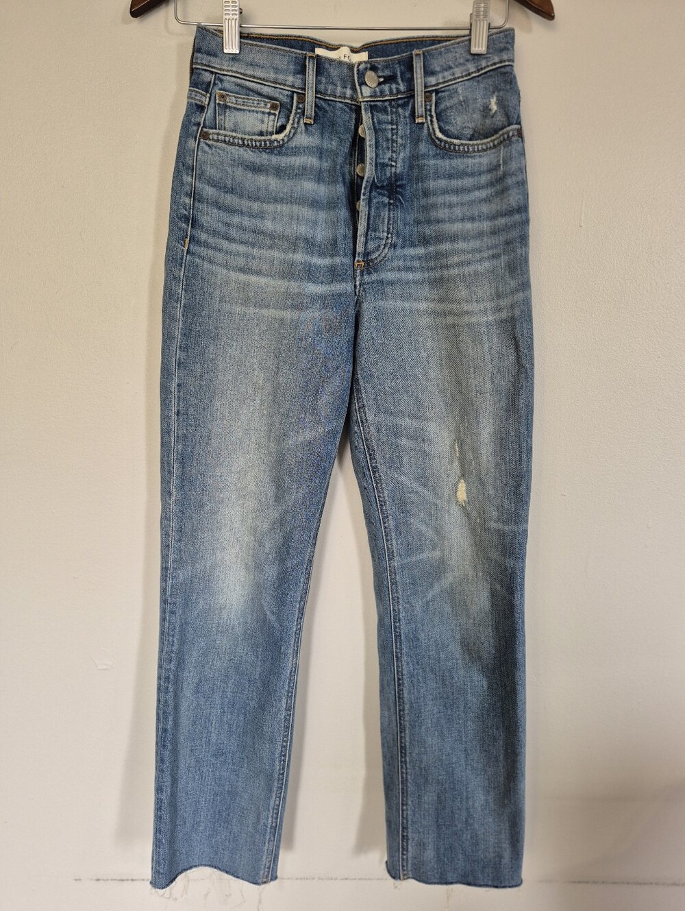Denim Forum Aritzia The Arlo High Rise Straight Size 25